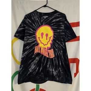 Call Your Mother T Shirt Large Tie Dye Have A Good Trip Smiley Face Graphic Tee